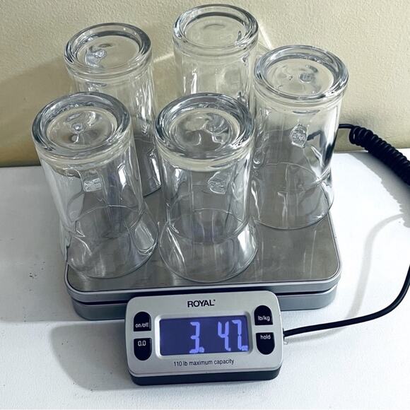 5 Vintage Bormioli Rocco Cappuccino Coffee Cups Mugs Tempered Glass Cup Mug - Picture 8 of 8